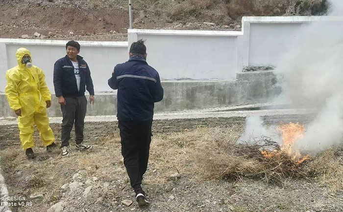 德欽縣污水處理廠應(yīng)急培訓(xùn)、實(shí)操演練